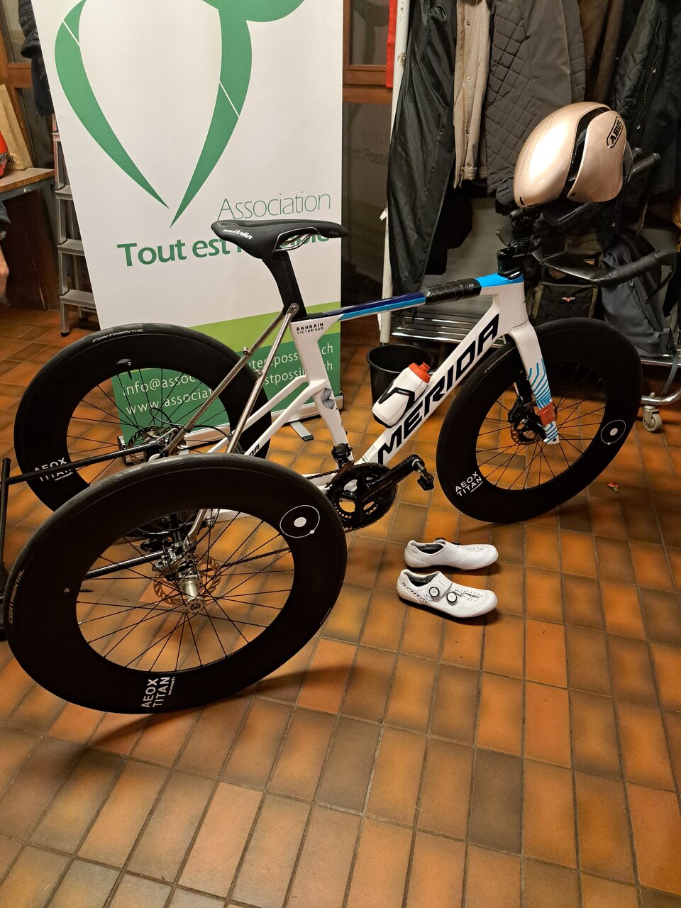 creation pare choc arriere sur mesure pour notre cycliste suisse