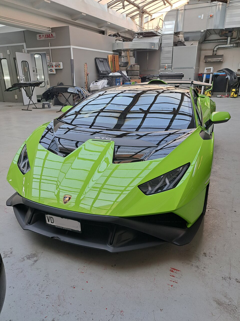 reparation pare-choc lamborginhi huracan